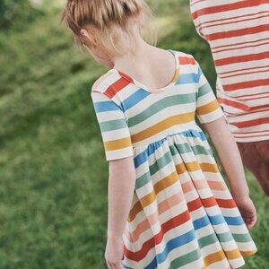 NWOT Hanna Andersson Stripe Skater Dress with Pockets